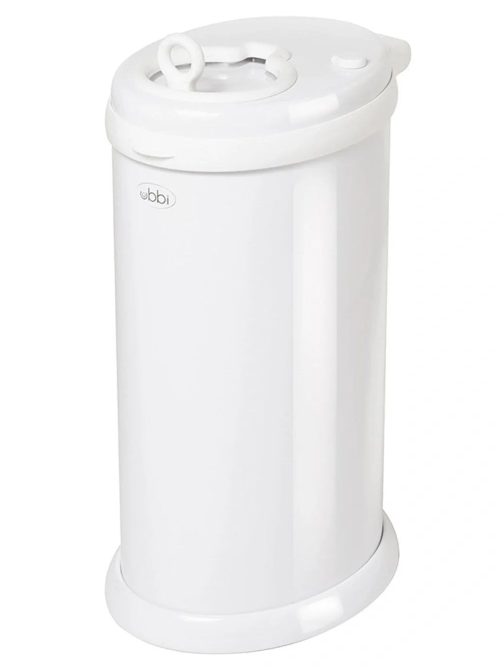 Ubbi Steel Diaper Pail - White NWT